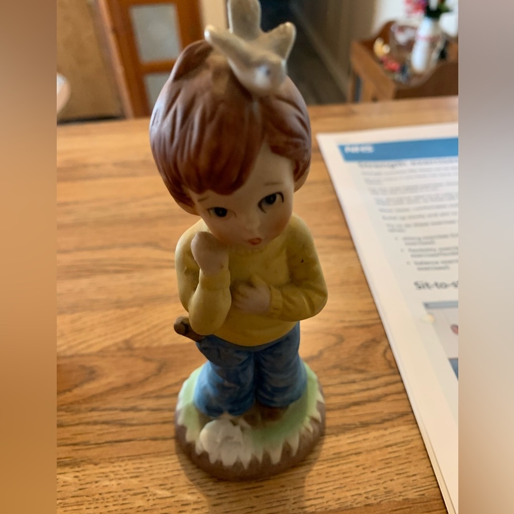 Vintage little Boy & Girl Figures